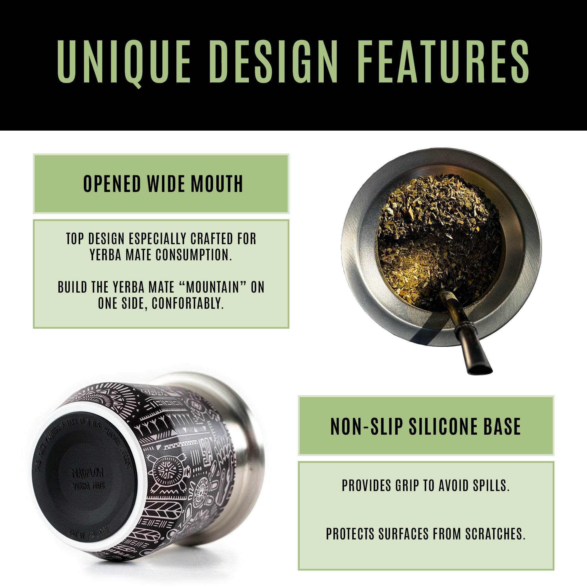 Mate Cup Aztec Black