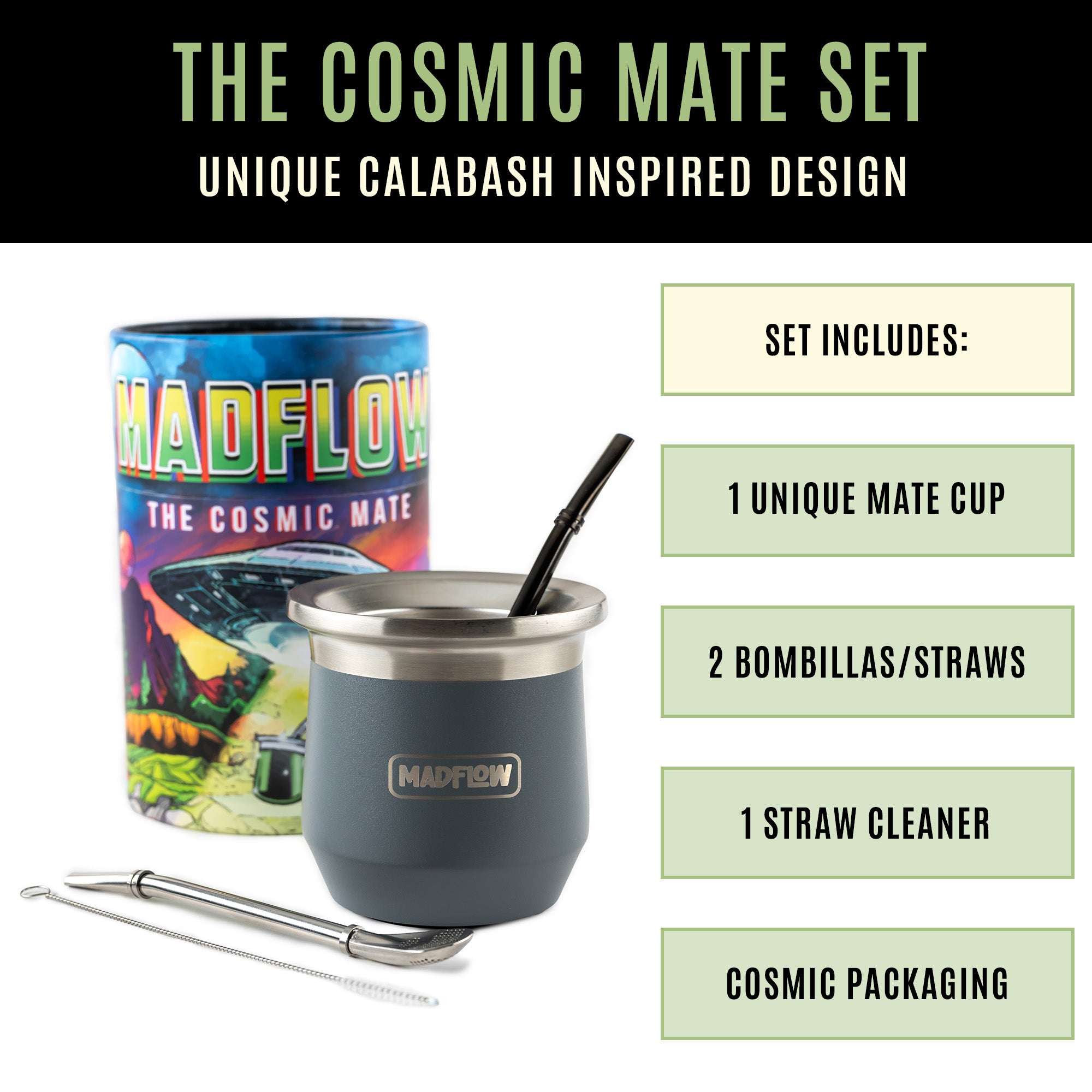 Mate Cup Stone Grey