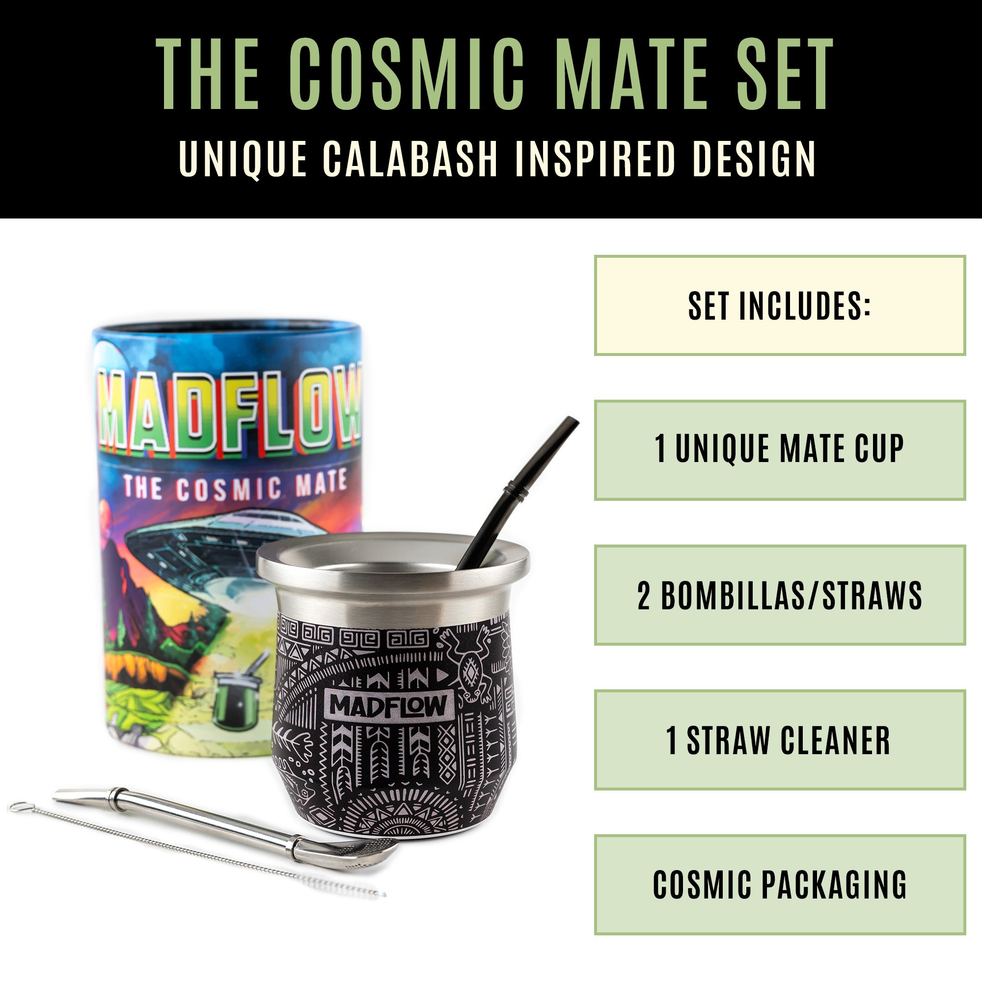 Mate Cup Aztec Black