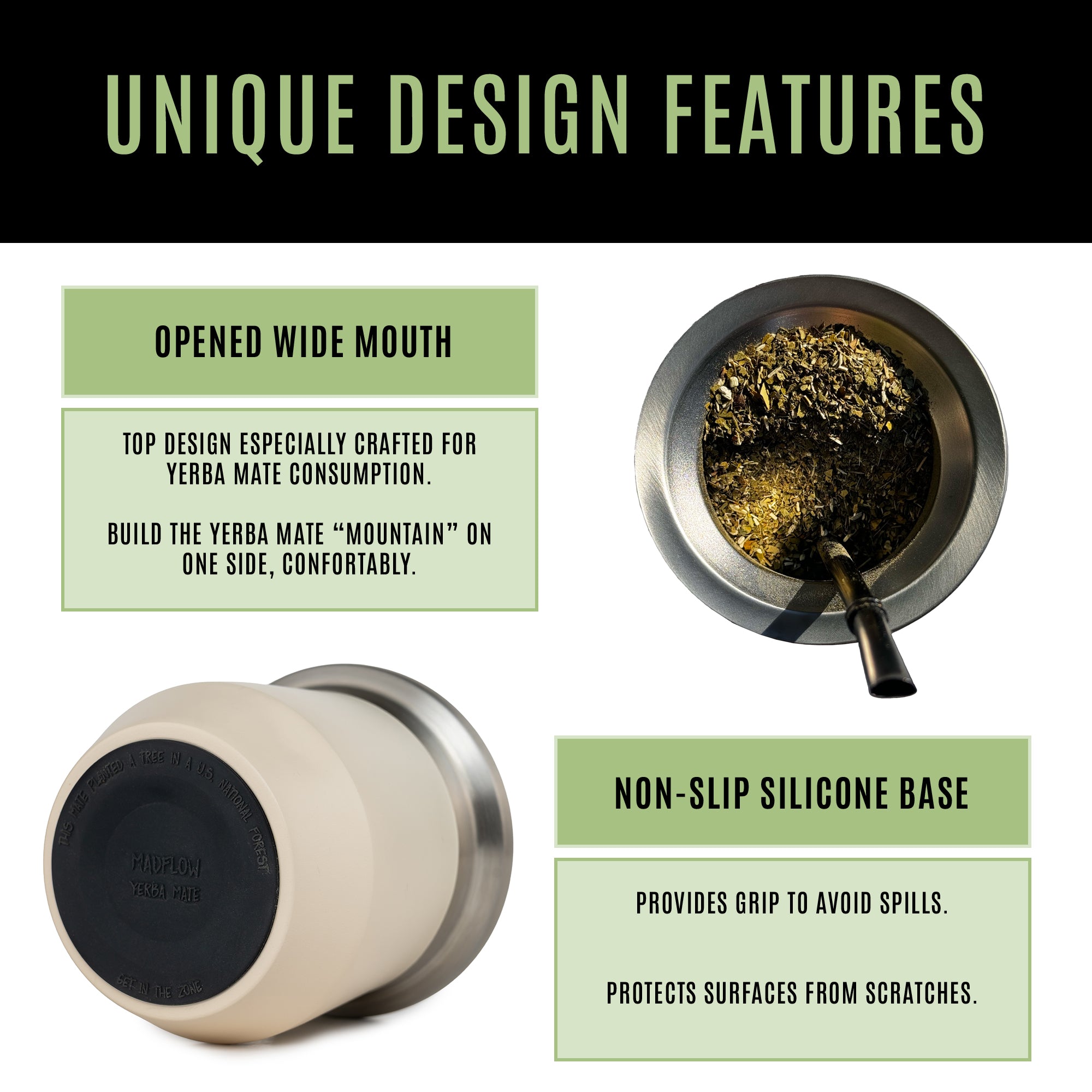 Mate Cup Solid Beige